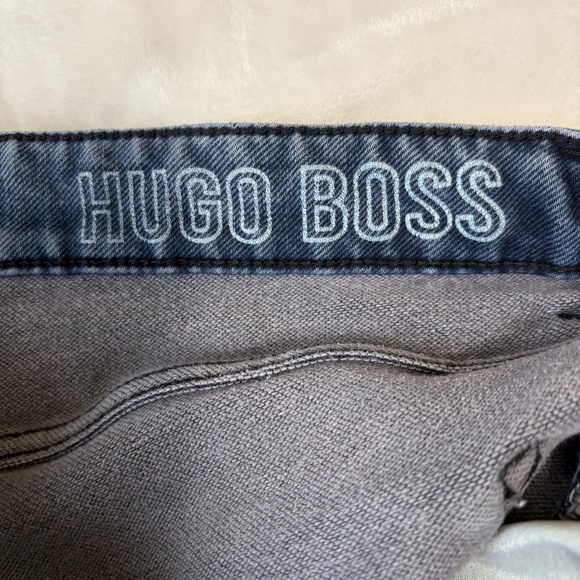 BOSS Hugo Boss Faded Blue Jeans Mens Size 38 x 31 Pants - Picture 5 of 12